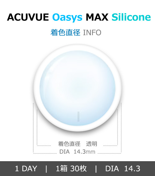 [ワンデー/透明] アキュビュー オアシスMAX シリコン (1箱30枚)4
