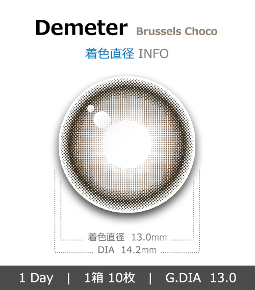 [1 Day/ブリュッセル チョコ] デメテル 13.0 シリコン (1箱 10枚)4