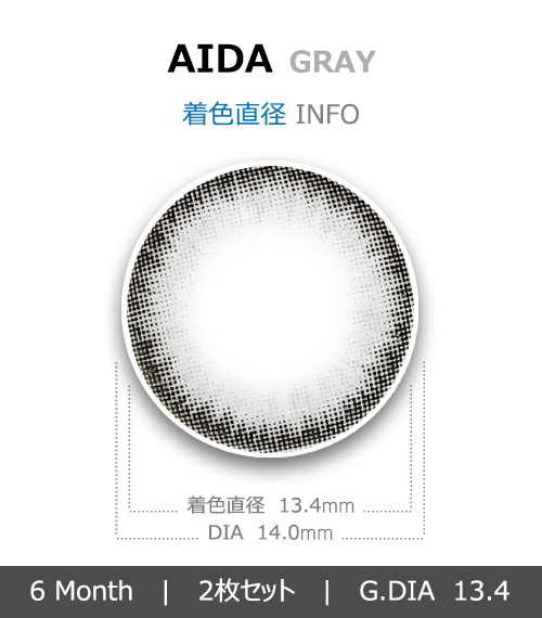 [グレー/GRAY] アイダ4