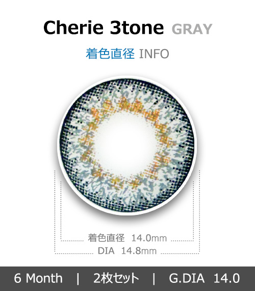 [グレー/GRAY] シェリエ 3トーン4