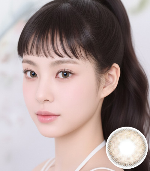 [1 Month/ブラウン] ナチュラル ベルナ1 (1箱 2枚)2