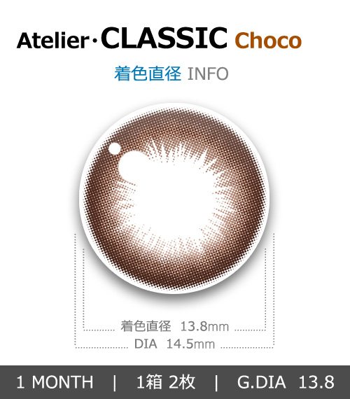 【1ヶ月/チョコ】 トリカ クラシック (1箱2枚)4