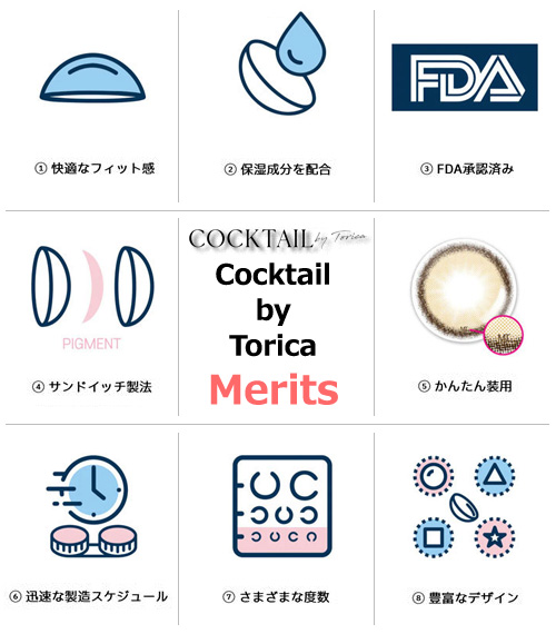 【2週間/ベージュ ブラウン】 トリカ ティアリング (1箱2枚)7