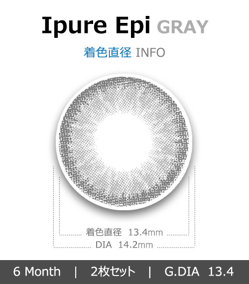 [グレー/GRAY] アイピュア エピ4