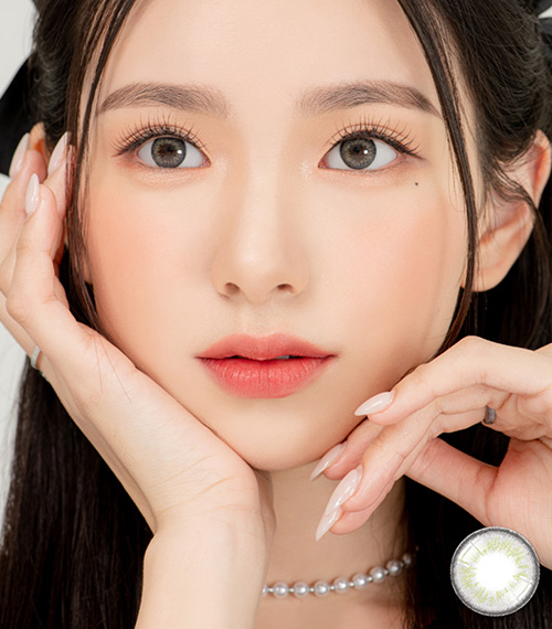 [1 Month/グレー] アイウィッチー シリコン (1箱 2枚)5