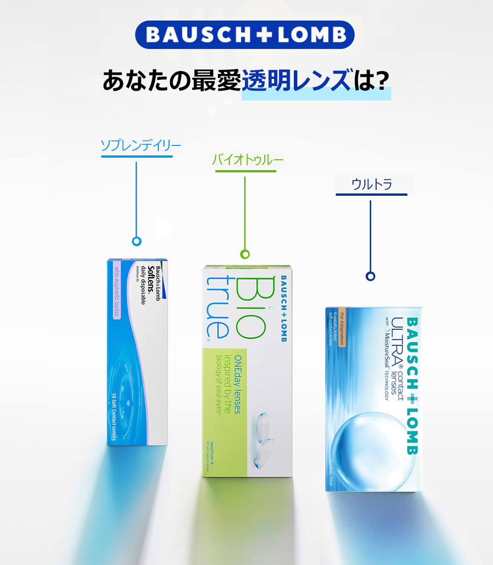 [1 Day/透明] ボシュロム バイオトゥルー (1箱30枚)