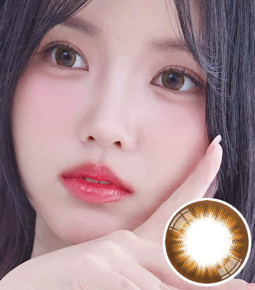[1 Month/ブラウン] テディベア ラブリー (1箱 2枚)2