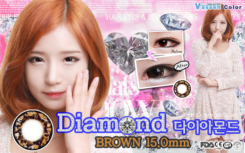 [ブラウン/BROWN] ダイヤモンド
